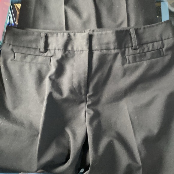 6/$20 VERA Vera Wang Black High-Rise Slim Straight Pants EUC 12P - Picture 11 of 13